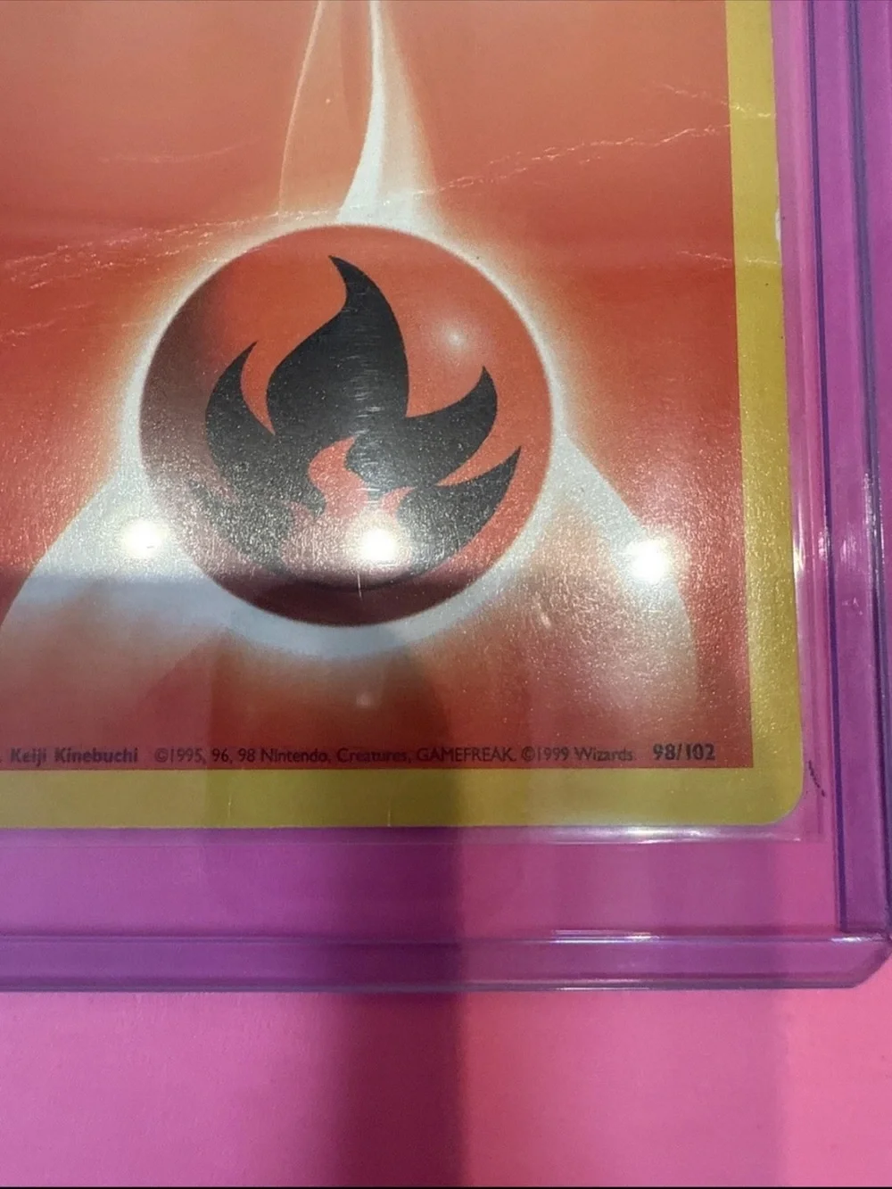 Fire Energy 098/102 Base Set Regular set of 2